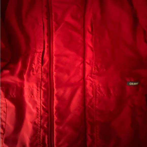 Men’s red Italian Colmar ski jacket. Warm and cozy on the slopes. Italian size52 - Picture 4 of 5